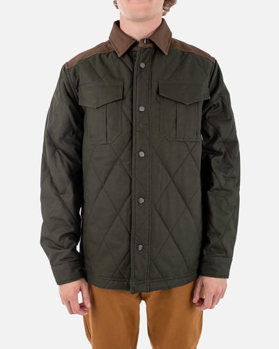 Dogwood Quilted Jacket in Forest Green by Jetty