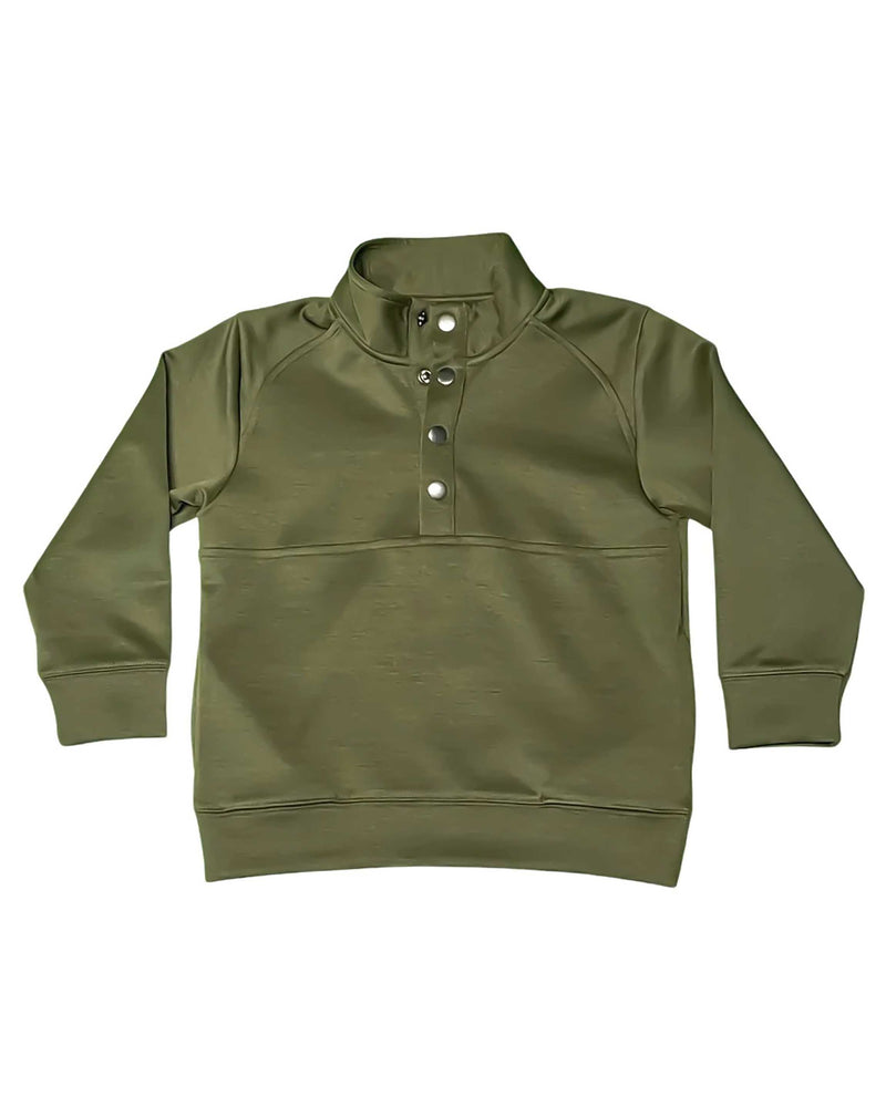 Pierce Pullover in Olive