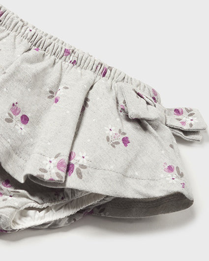 Pink Floral Peter Pan Collared Set