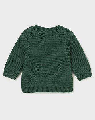 Green Cable Knit Sweater
