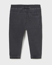 Black Pull-on Jeans