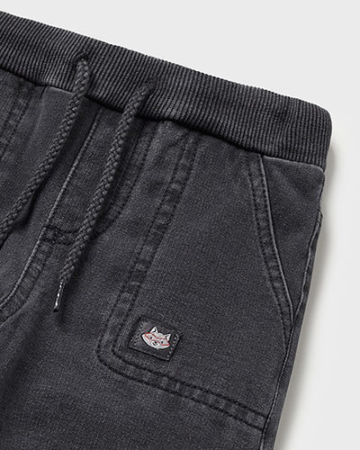 Black Pull-on Jeans