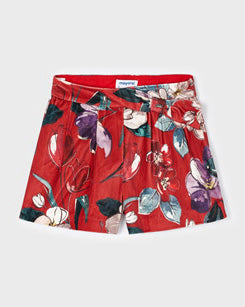 Satin Floral Shorts