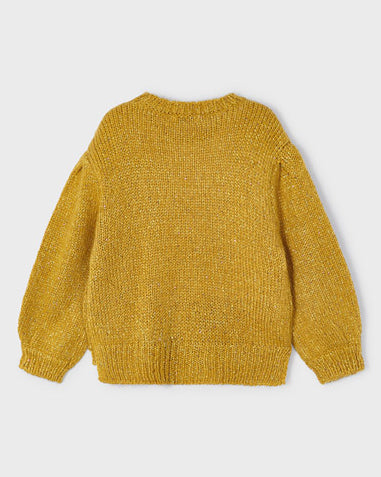 Mustard Sparkle Knit Sweater