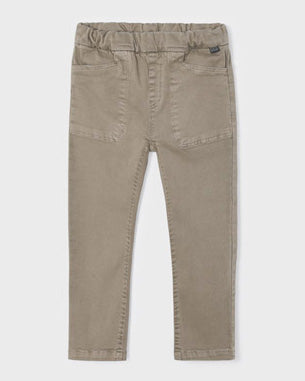 Relaxed Fit Jogger Pants in Tan