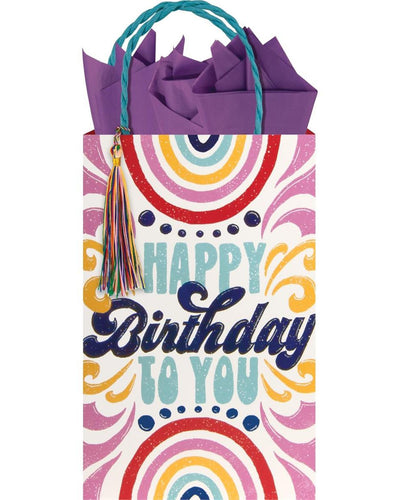 Happy Birthday Groovy Mini Gift Bag