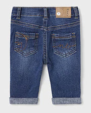 Medium Wash Baby Jeans with Cuff