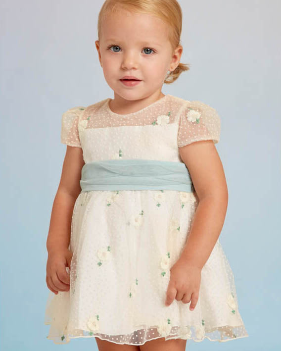 Sheer Overlay Daisy Special Occasion Dress