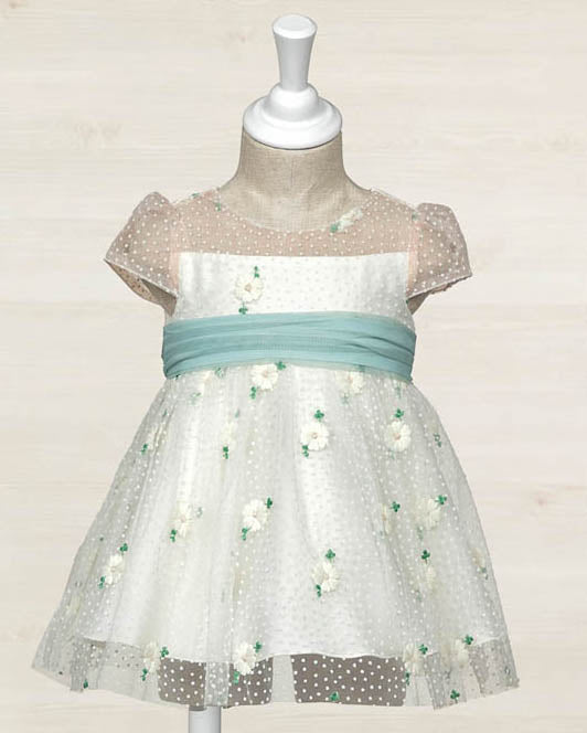 Sheer Overlay Daisy Special Occasion Dress