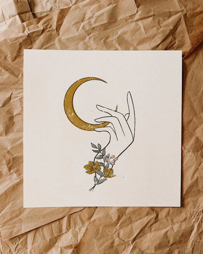 Moonflower Print