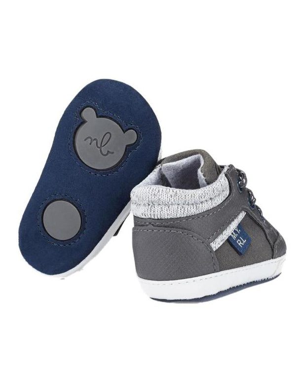 Dark Grey Baby Boy Sneakers