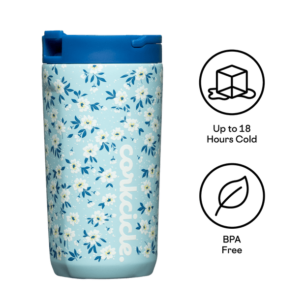 12oz. Kids Cup in Ditsy Floral Blue by Corkcicle