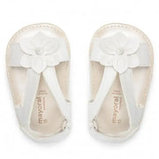 White Flower Baby Girl Sandals