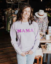 Mama Crewneck Sweatshirt - Orchid