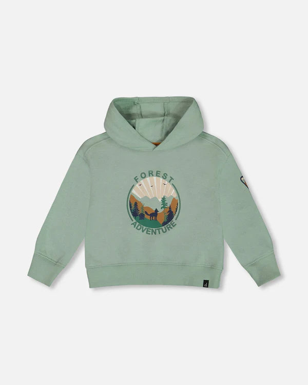 Sage Forest Hooded Fleece Sweatshirt