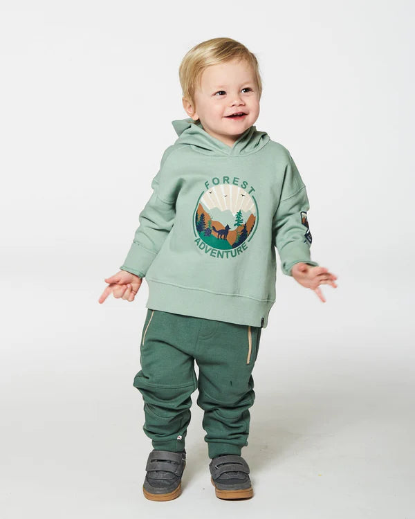 Sage Forest Hooded Fleece Sweatshirt