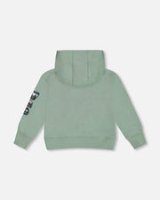 Sage Forest Hooded Fleece Sweatshirt