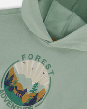 Sage Forest Hooded Fleece Sweatshirt