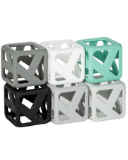 Stack N Chew Mini Cubes - Monochrome