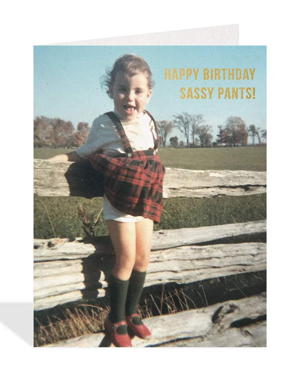 Sassy Pants Greeting Card