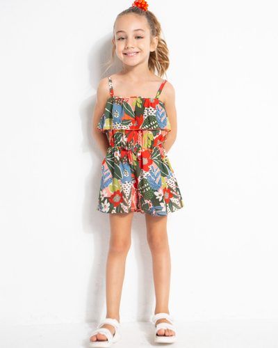 Tropics Printed Romper