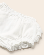 White Ruffle Bloomers