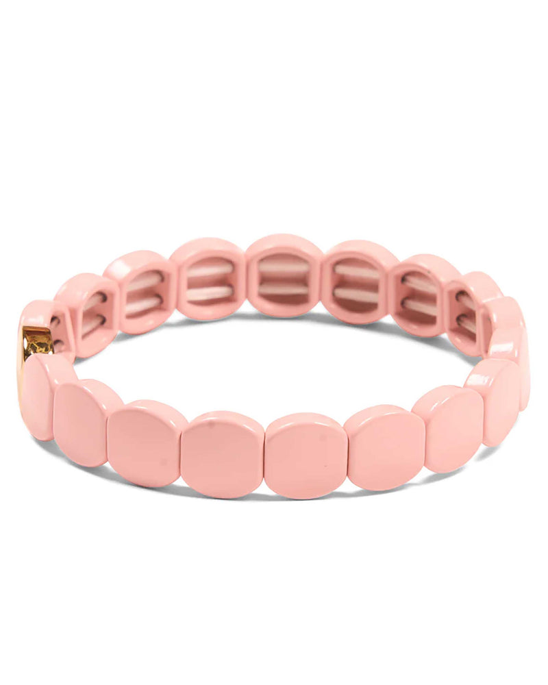 Sweet Tart Dark Pink Octagon Tile Bracelet