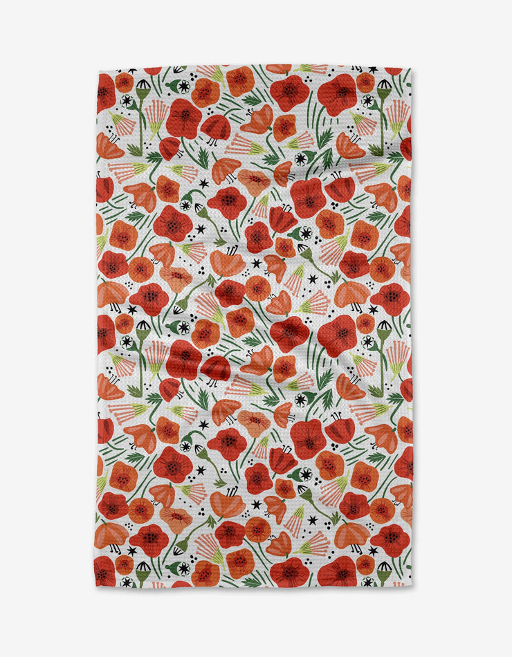 Poppy Power Tea Towel