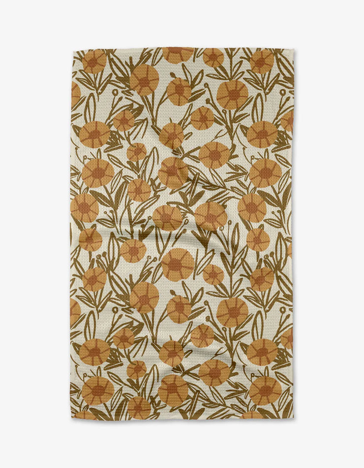 Sunflower Fields Tea Towel