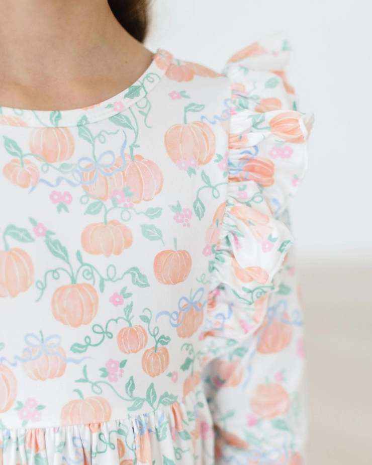 Pretty Pumpkins Twirl Dress