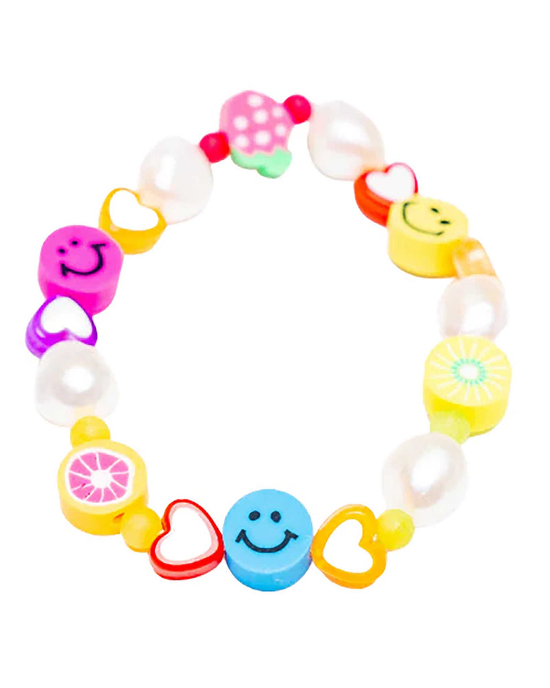 Assorted Smiley Face Stretch Bracelets