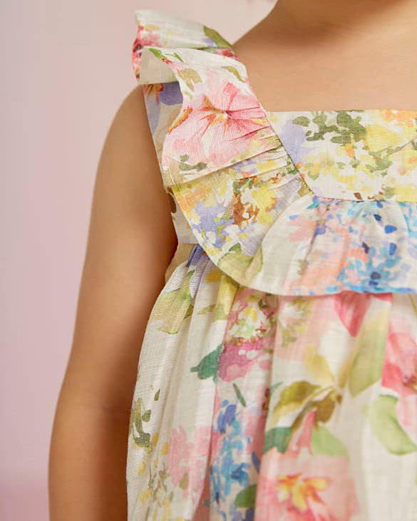 Floral Printed Special Occasion Dress