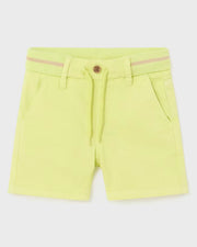 Lime Cargo Pull-On Shorts