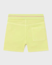 Lime Cargo Pull-On Shorts