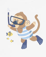 Snorkeling Monkey Tank Top