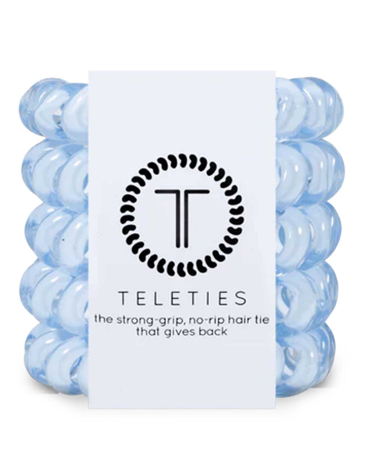 Teleties Washed Denim Tiny Hair Ties