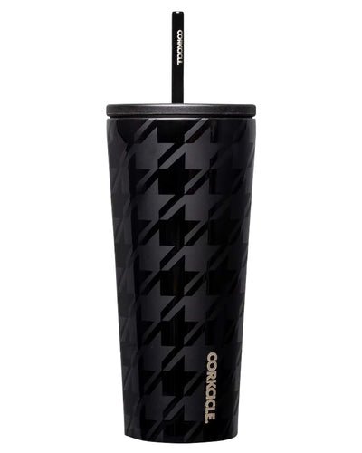 24oz. Cold Cup in Onyx Houndstooth by Corkcicle