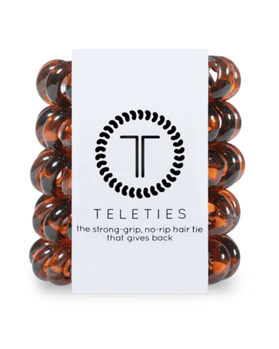 Teleties Tortoise Tiny Hair Ties