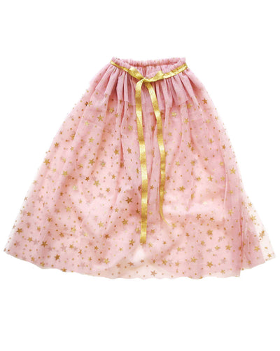 Tulle Star Cape in Blush
