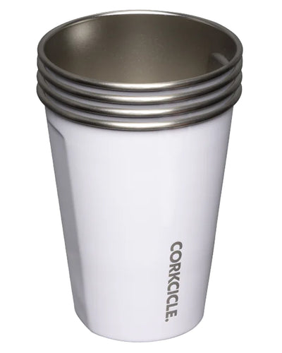 Eco Stacker 18oz. 4 Pack in Gloss White by Corkcicle