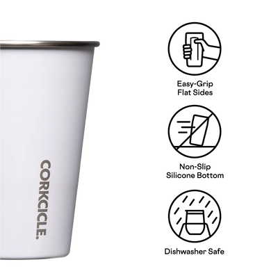 Eco Stacker 18oz. 4 Pack in Gloss White by Corkcicle