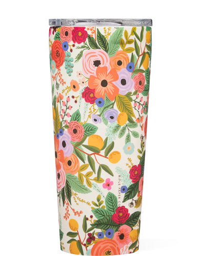 24oz. Rifle Paper Tumbler in Garden Party Cream by Corkcicle