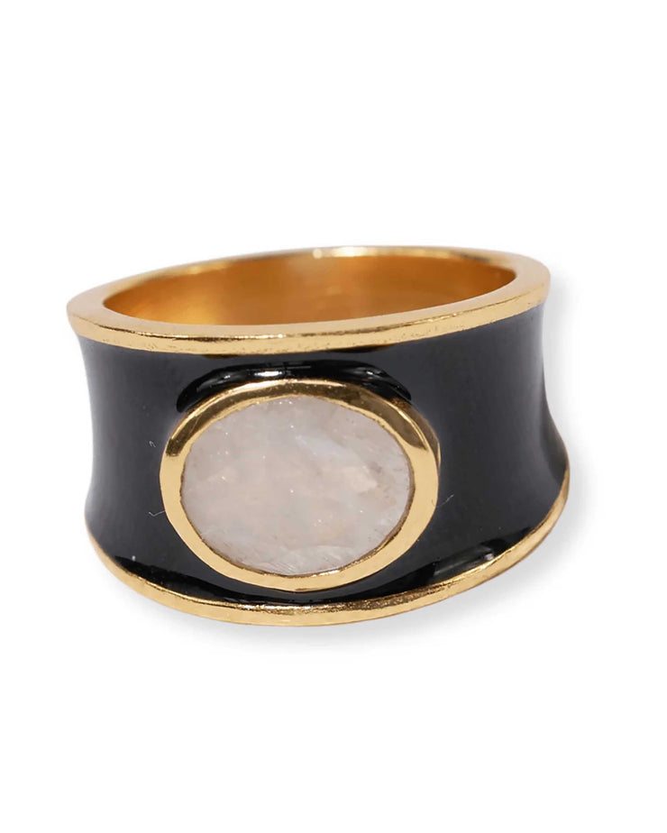Hazel Oval Enamel Ring (3 Colors!)
