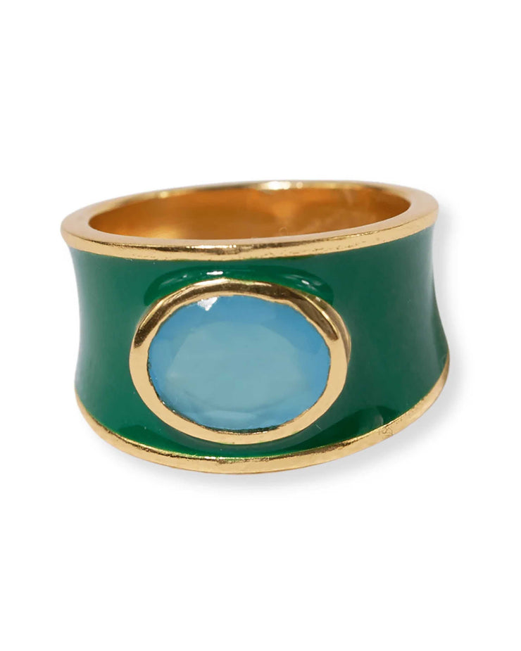 Hazel Oval Enamel Ring (3 Colors!)