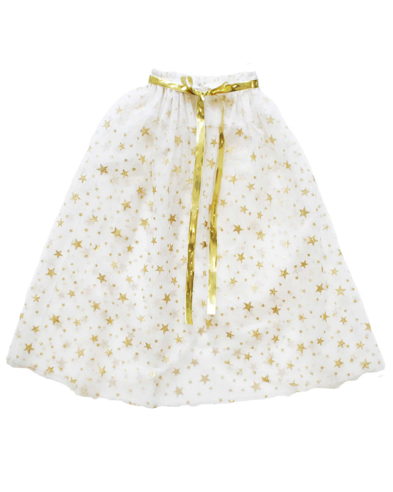 Tulle Star Cape in Ivory