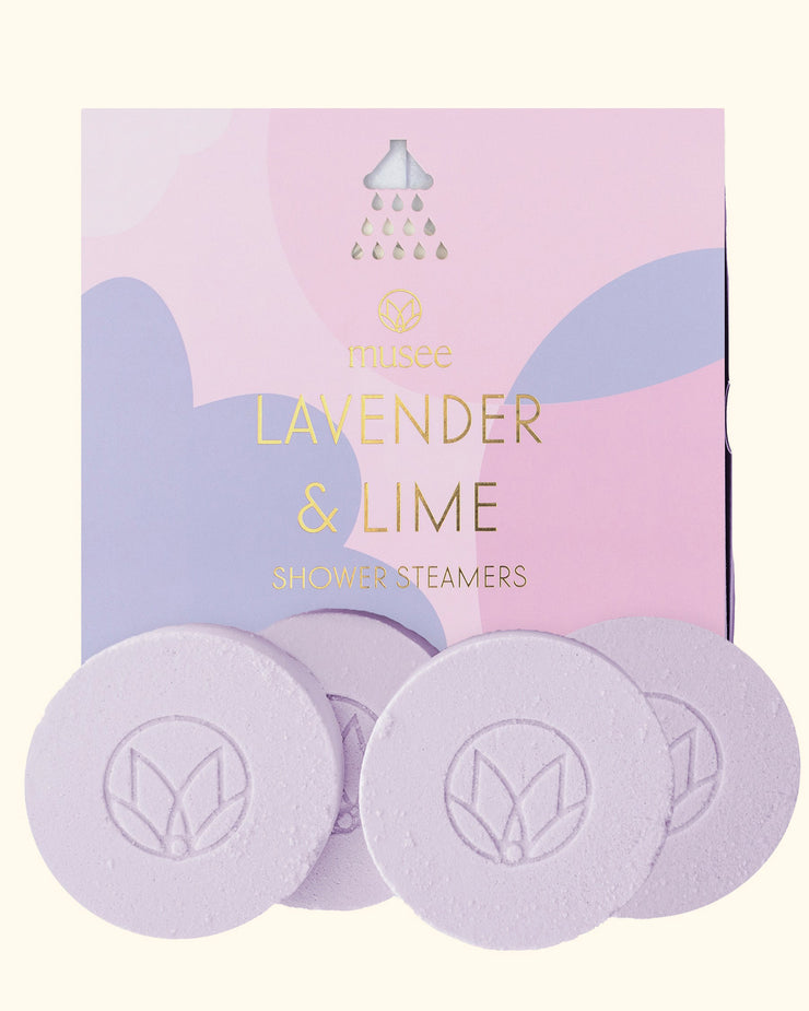 Lavender & Lime Shower Steamer Set