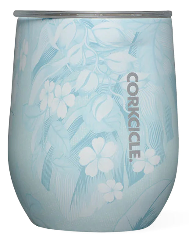 12oz Stemless Cup in Blue Luau by Corkcicle