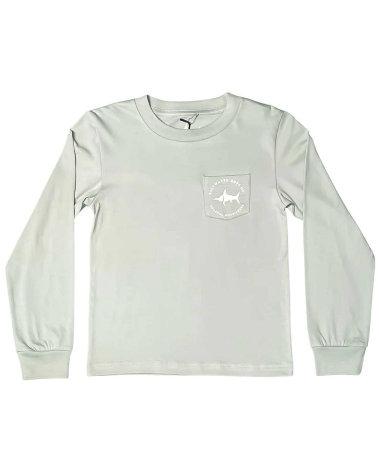 Duck Graphic Long Sleeve Tee in Mint