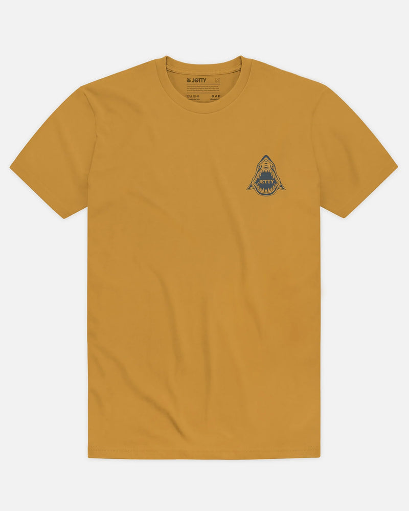 Mako Shark Tee in Mustard by Jetty