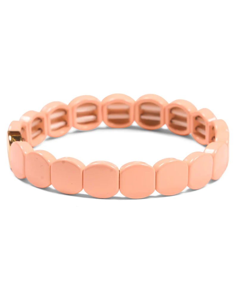 Sweet Tart Melon Octagon Tile Bracelet